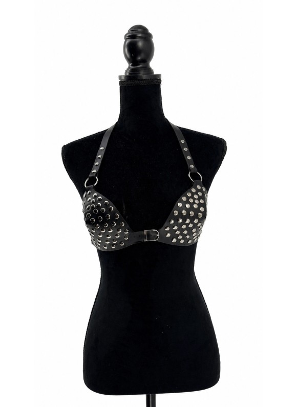 SUTIEN DAMA DIN PIELE D4